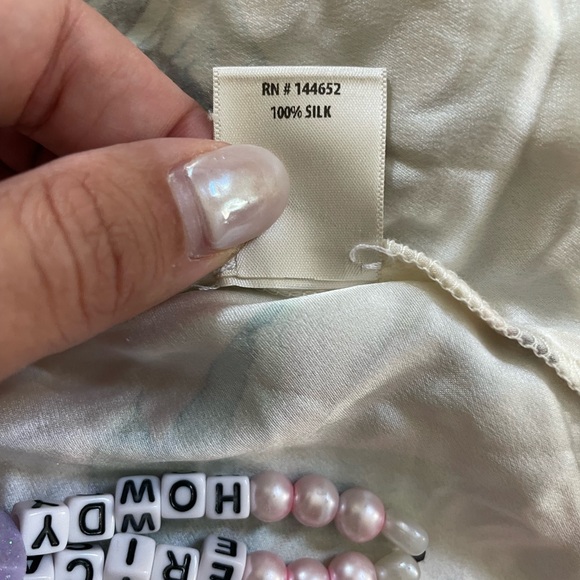 STONE COLD FOX Womens Ivory Cosmo SILK Floral GISELLE Wrap Dress 100% Silk - Picture 10 of 12